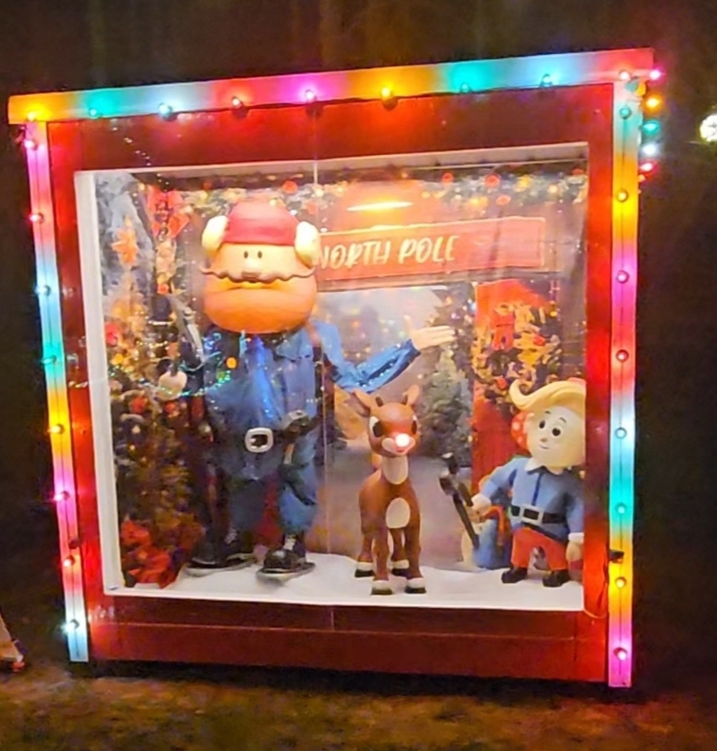 North Pole character display